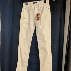 524 Levi's WHITE jeans